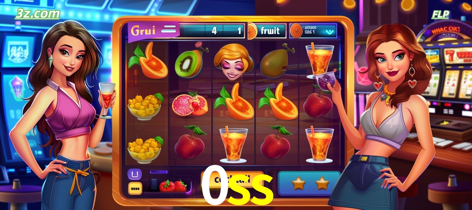 0ss cassino online com caça-níqueis de frutas e coquetéis coloridos