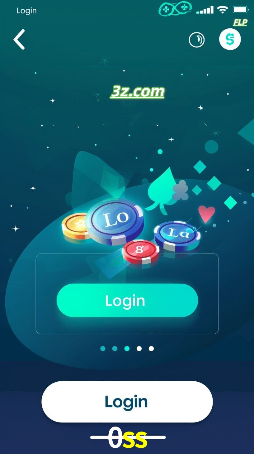 Login no aplicativo de cassino online 0ss Brasil com bônus de boas-vindas